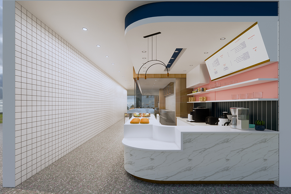 成都烘培店面裝修設計效果圖