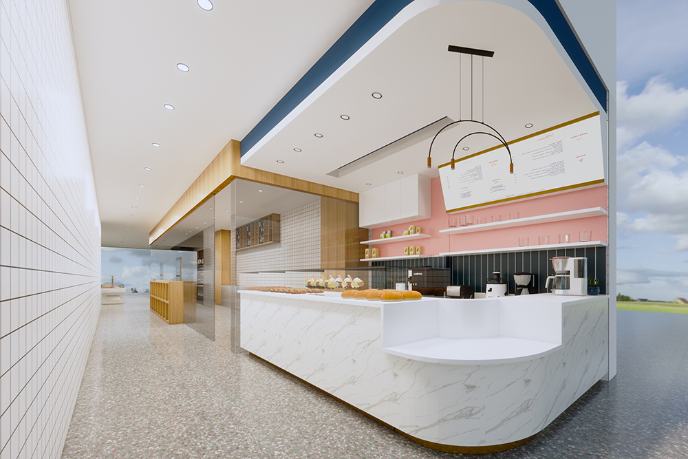 成都烘培店面裝修設計效果圖