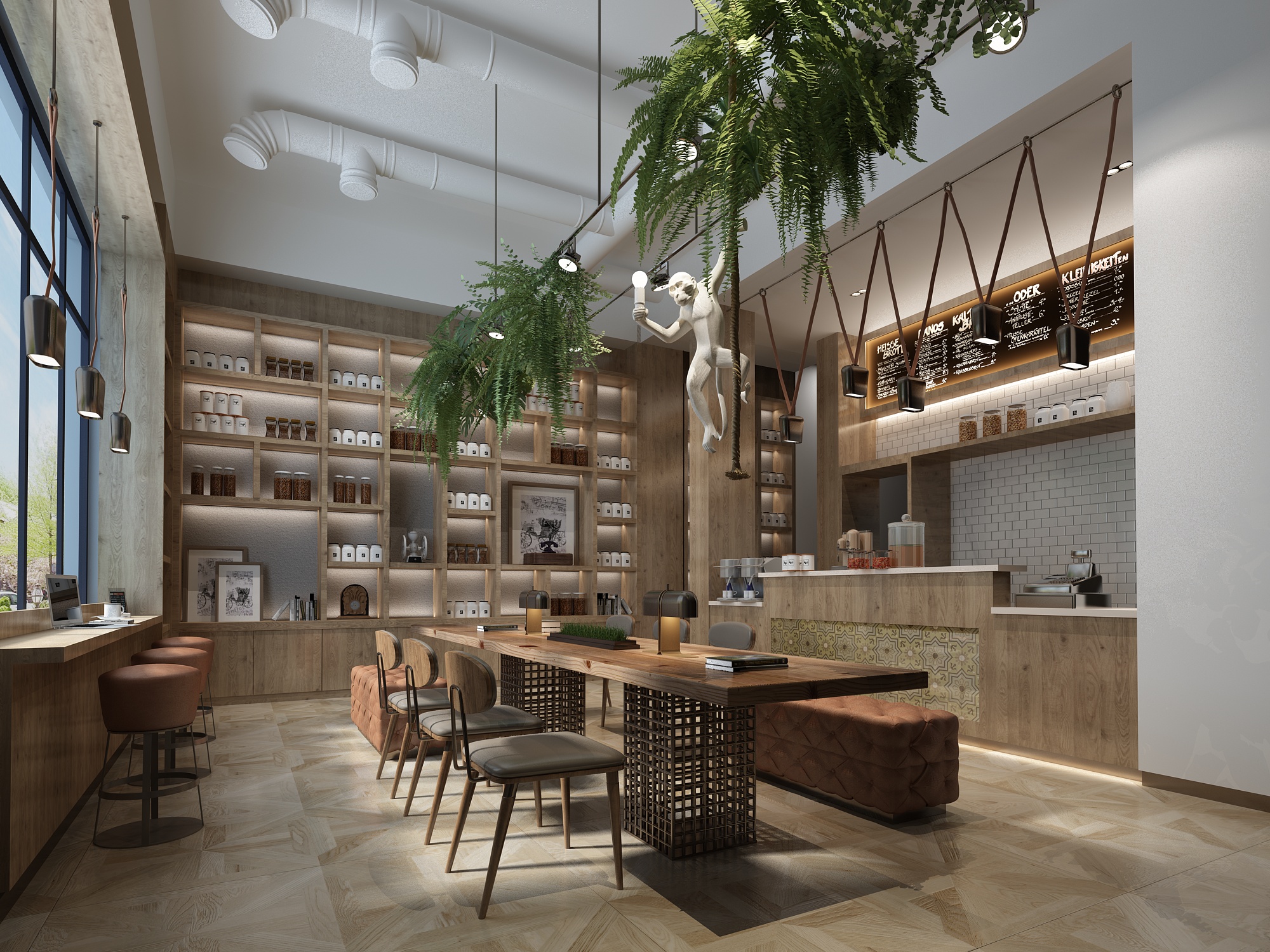 別有風味的咖啡館裝修設計效果圖