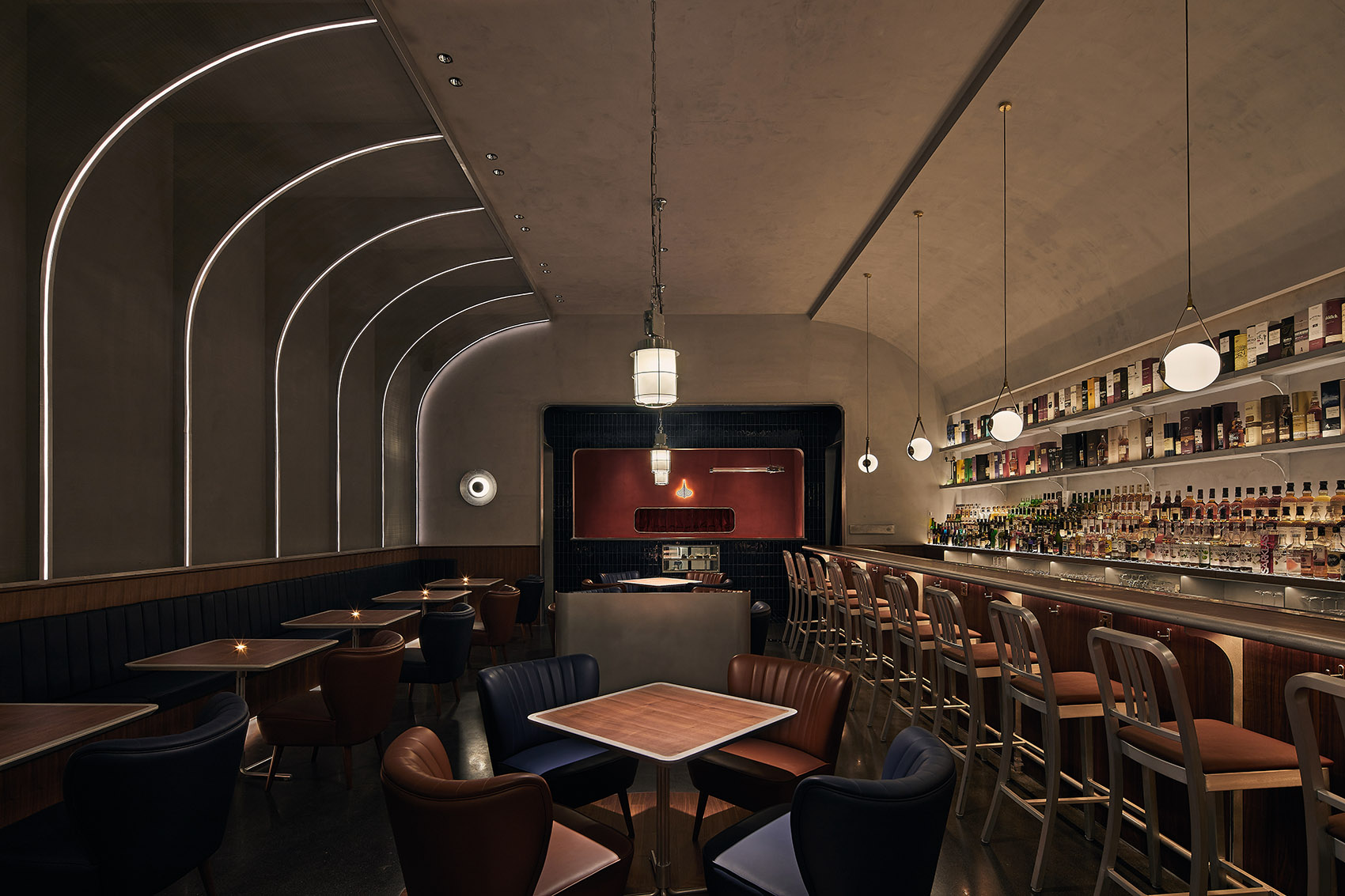 網(wǎng)紅酒吧餐廳裝修設(shè)計效果圖