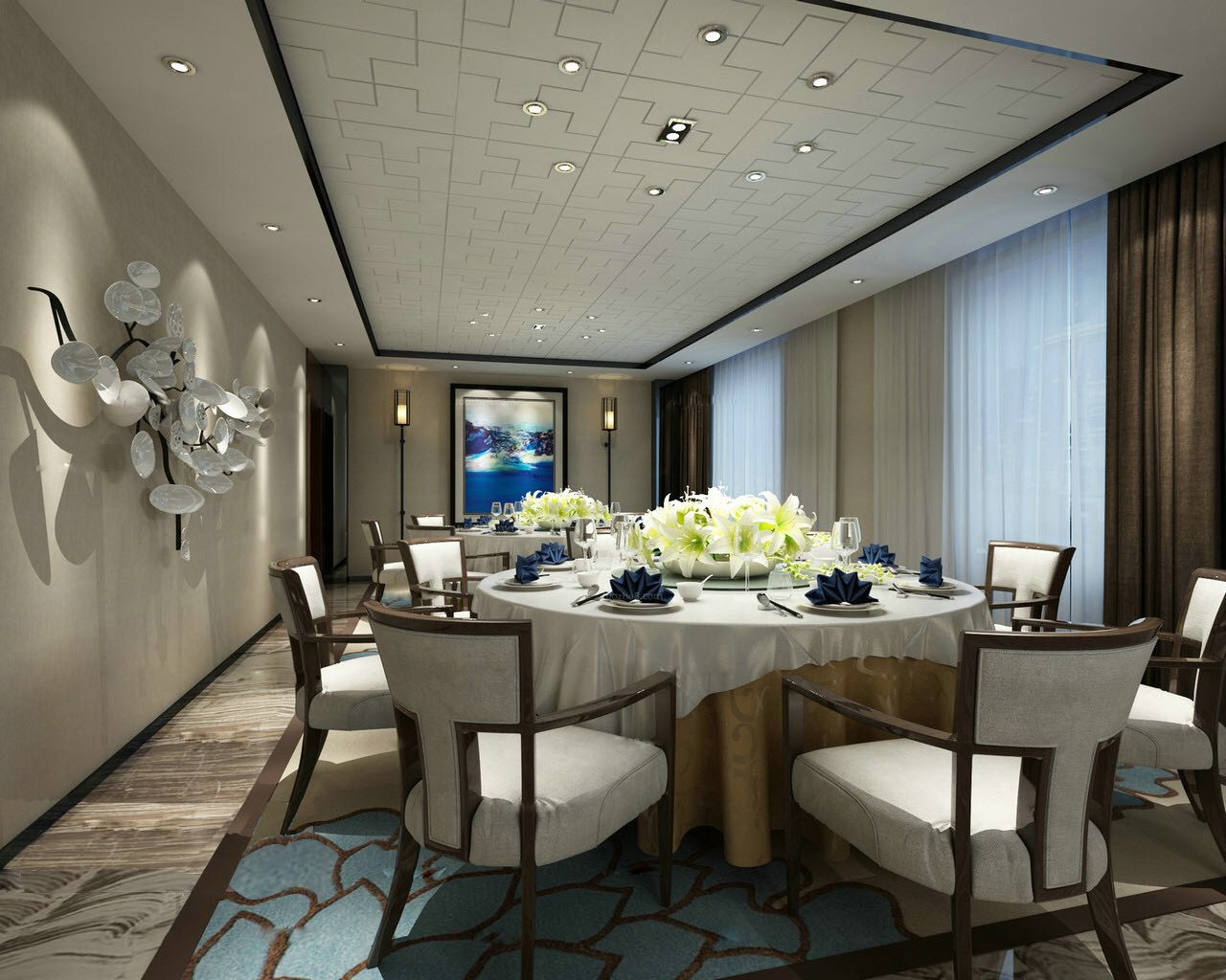 餐廳包房裝修設(shè)計(jì)圖片