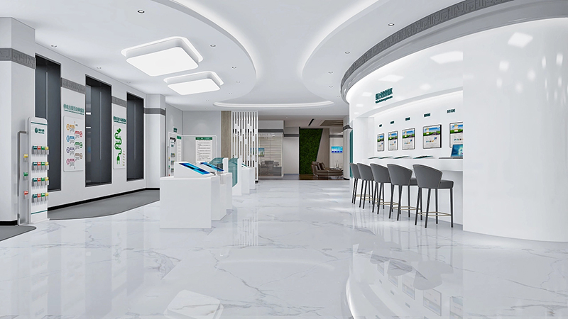 營業(yè)廳服務(wù)接待臺(tái)裝修設(shè)計(jì)